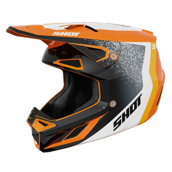 Motocross SHOT Speed Hybrid Orange Glossy