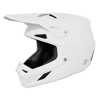 Motocross SHOT Speed Solid White Glossy