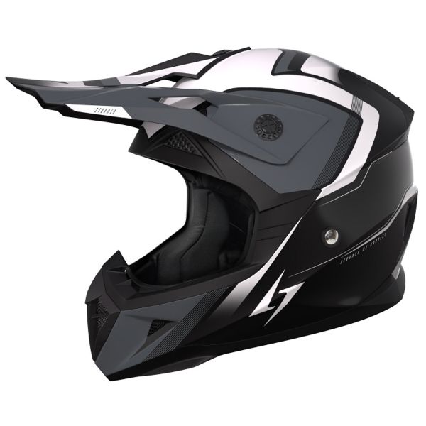 Motocross Stormer Dust Madness Black White Glossy