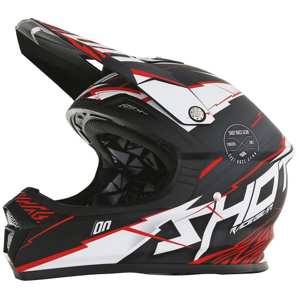 Motocross SHOT Furious Infinity Red Matt