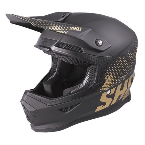 Motocross SHOT Furious Raw Black Gold Matt