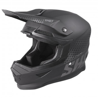 Casque Motocross SHOT Furious Raw Black Grey Matt Casque Motocross SHOT Furious Raw Black Grey Matt