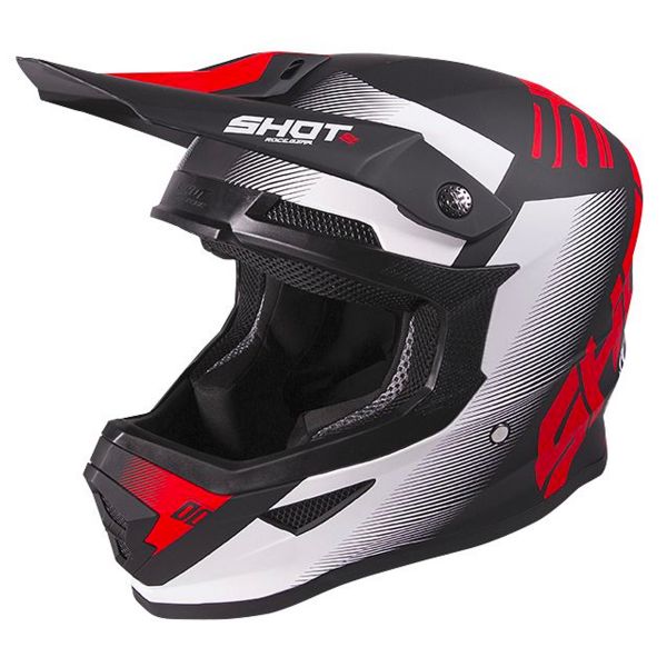 Motocross SHOT Furious Trust Black Red Matt Motocross SHOT Furious Trust Black Red Matt