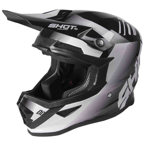 Motocross SHOT Furisous Trust Black White