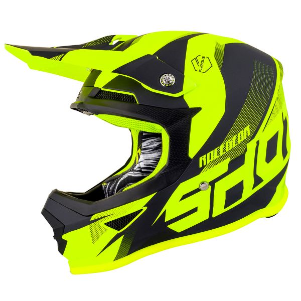Motocross SHOT Furious Ultimate Neon Matt Yellow