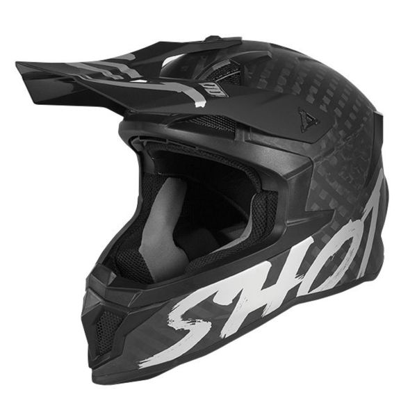 Motocross SHOT Lite Carbon Rush Black