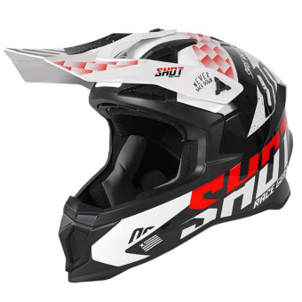 Motocross SHOT Lite Rush Black Red