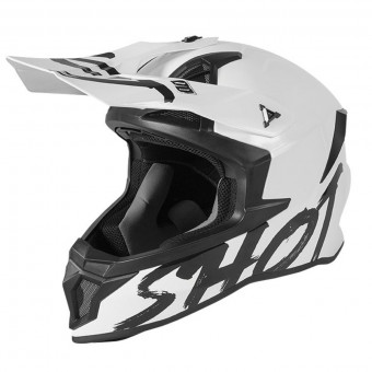 Motocross SHOT Lite Solid White
