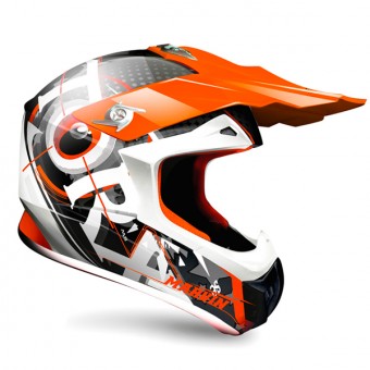 Casque Motocross Torx Marvin 3 Eyes Neon Orange Grey Casque Motocross Torx Marvin 3 Eyes Neon Orange Grey