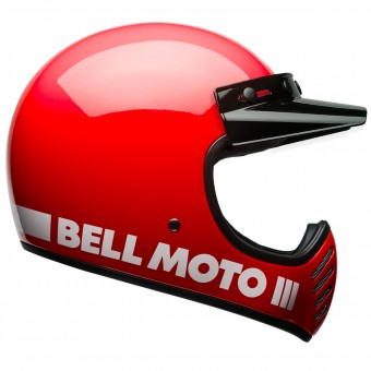 Casque Motocross Bell Moto-3 Classic Red Casque Motocross Bell Moto-3 Classic Red