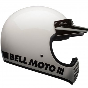 Casque Motocross Bell Moto-3 Classic White Casque Motocross Bell Moto-3 Classic White