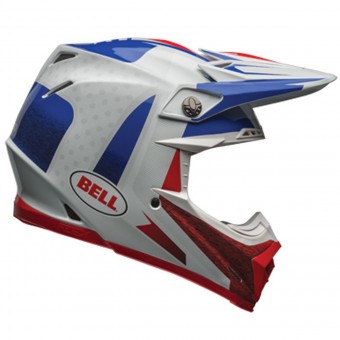 Motocross Bell Moto-9 Flex Carbon Vice Blue Red