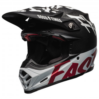 Motocross Bell Moto-9 Flex Fasthouse WRWF Black White Red