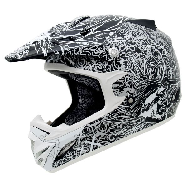 Motocross MT MX 1 - MX 2 Crossbones Grey
