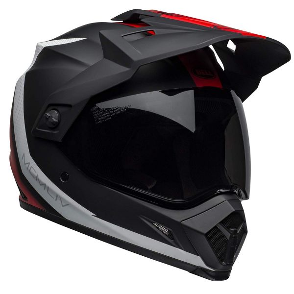 Motocross Bell MX-9 Adventure Mips Switchback Matte Black Red White