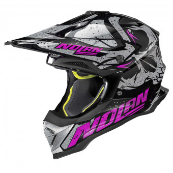 Casque Motocross Nolan N53 Buccaneer Glossy Black Purple 54 Casque Motocross Nolan N53 Buccaneer Glossy Black Purple 54