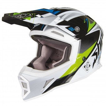 Motocross SHOT Striker Maroon Green Blue