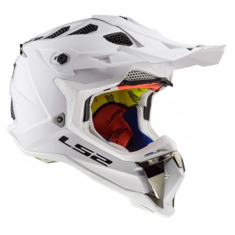 Motocross LS2 Subverter Solid White MX470
