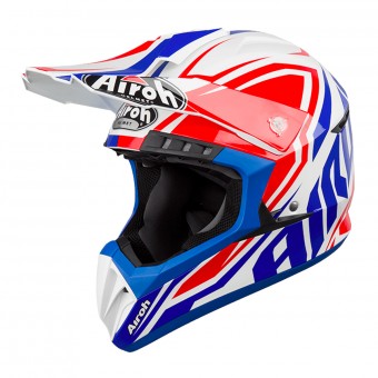 Motocross Airoh Switch Impact Blue
