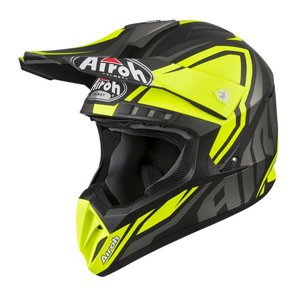 Motocross Airoh Switch Impact Matt Yellow