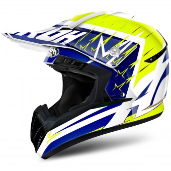 Casque Motocross Airoh Switch Startruck Yellow Casque Motocross Airoh Switch Startruck Yellow