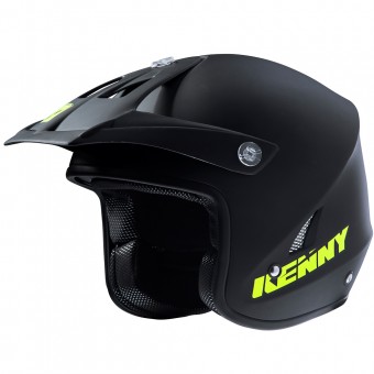 Motocross Kenny Trial Up Matt Black Neon Yellow
