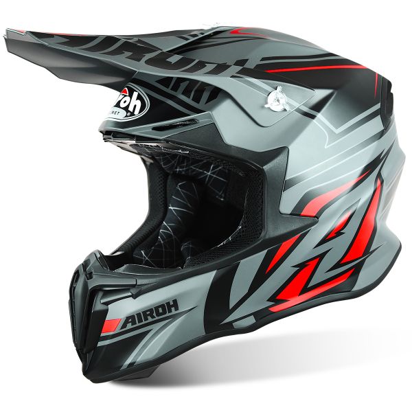 Motocross Airoh Twist Avenger Grey Matt