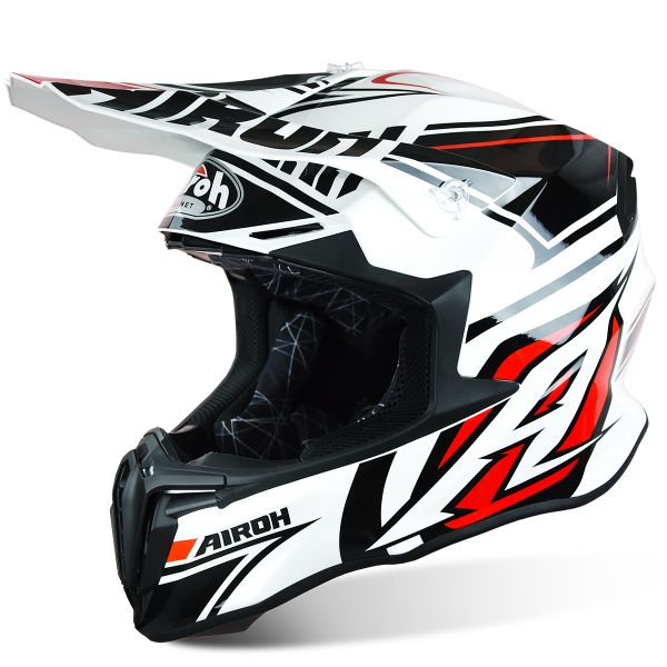Motocross Airoh Twist Avenger White