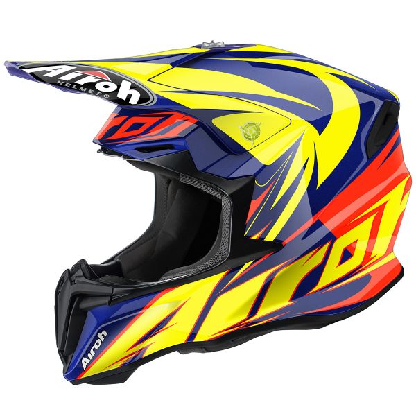 Motocross Airoh Twist Evil Blue
