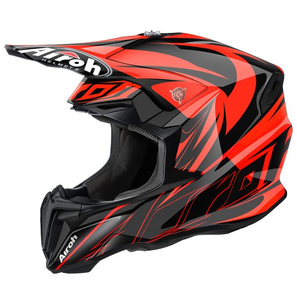 Motocross Airoh Twist Evil Orange