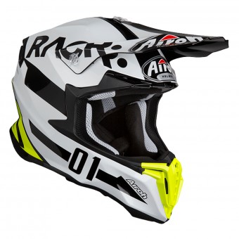 Airoh Twist Racr Black White Yellow