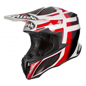 Motocross Airoh Twist Shading Red