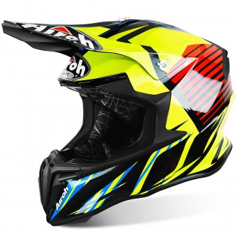 Motocross Airoh Twist Strange Blue