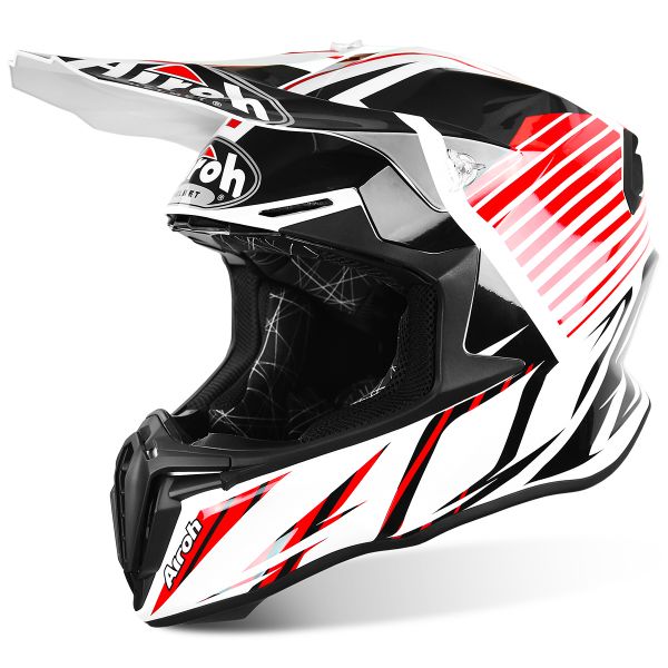 Motocross Airoh Twist Strange Red