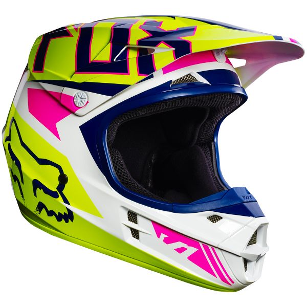 Motocross FOX V1 Falcon Navy White 045 Motocross FOX V1 Falcon Navy White 045