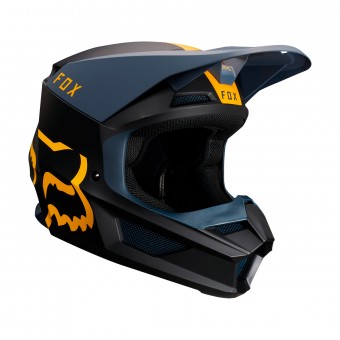 Motocross FOX V1 Mata Navy Yellow