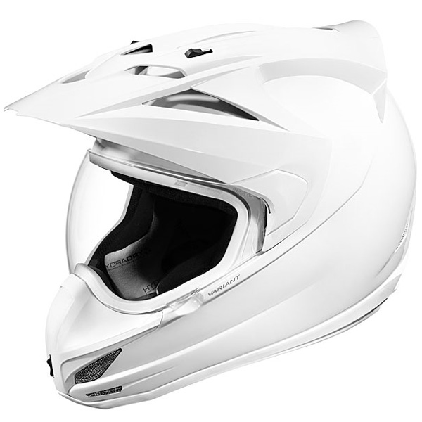 Motocross ICON Variant Solid White