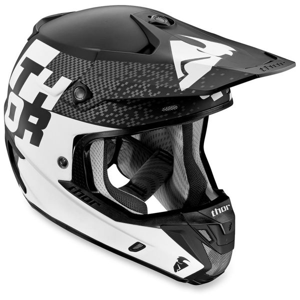 Motocross Thor Verge Tach Black White