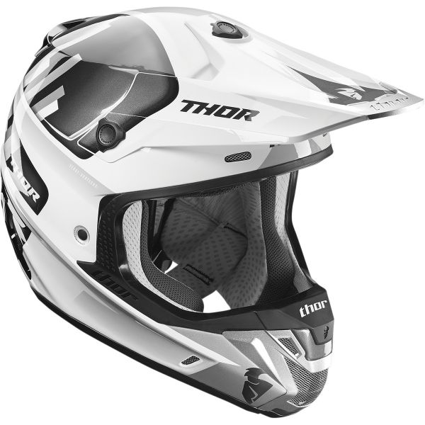Motocross Thor Verge Vortechs White Grey