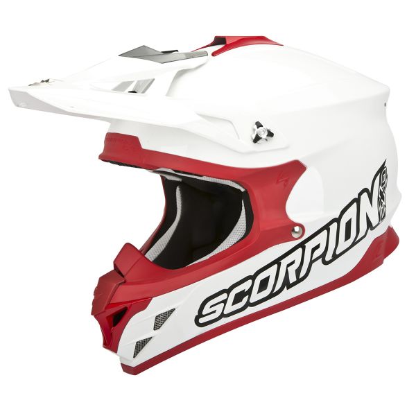 Motocross Scorpion VX-15 Evo Air White Red