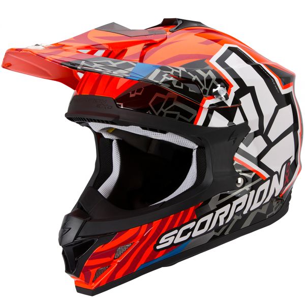 Motocross Scorpion VX-15 Evo Air Rok Bagoros Neon Orange