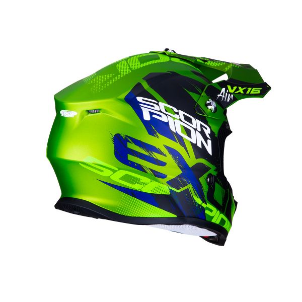 Scorpion VX-16 Air Albion Matt Green Black