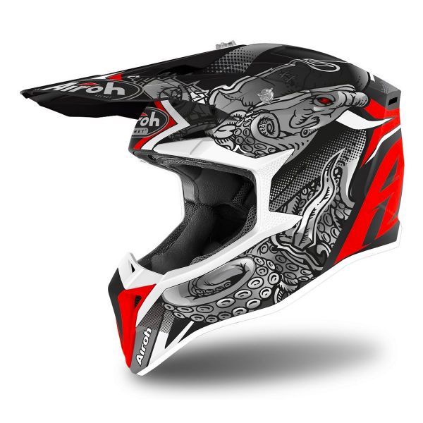 Motocross Airoh Wraap Octopus Matt