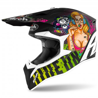 Motocross Airoh Wraap Pin Up Matt