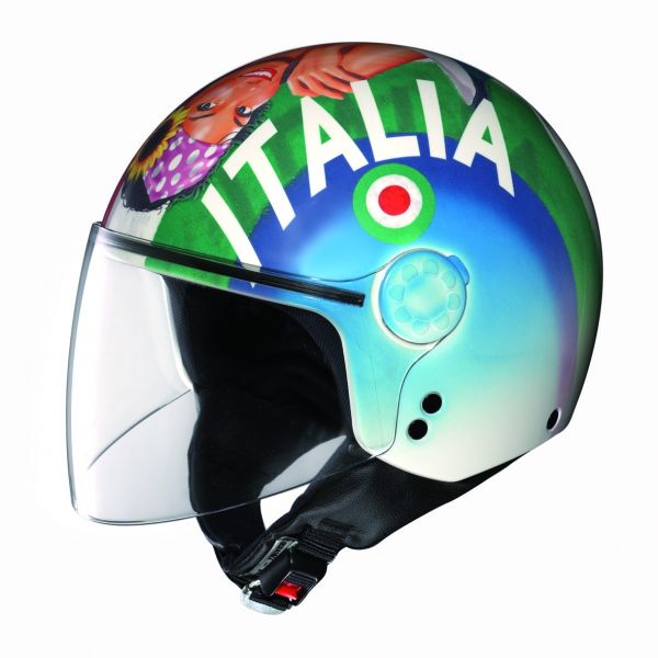 Motorcycle Helmet Grex DJ1 Visor Artwork Italia 72