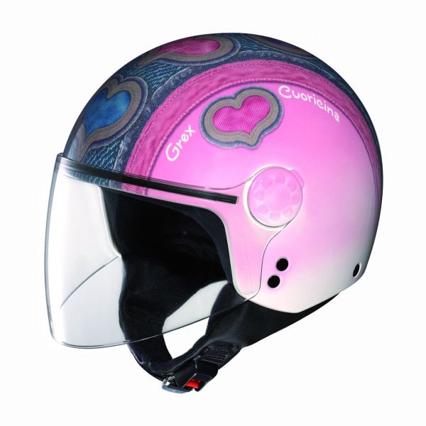 Motorcycle Helmet Grex DJ1 Visor Artwork Angel Heart 73