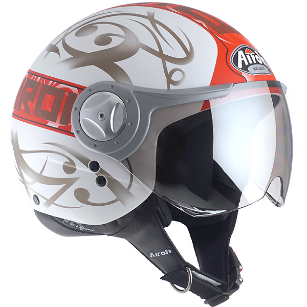 Motorcycle Helmet Airoh Naked Funny Red NFR