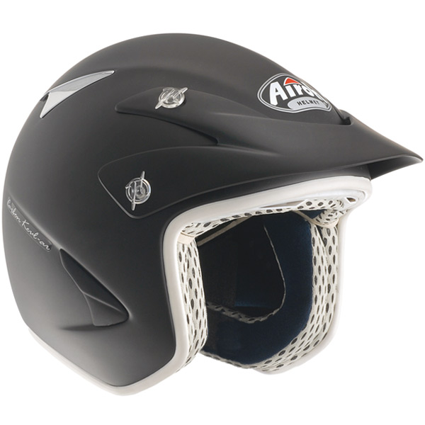 Motorcycle Helmet Airoh Rock Carbon Kevlar Black Mat RKNO