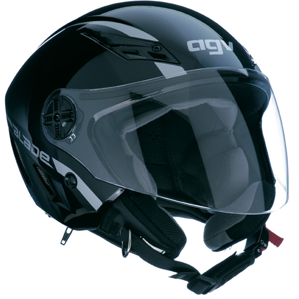 Motorcycle Helmet AGV Blade Black Metal