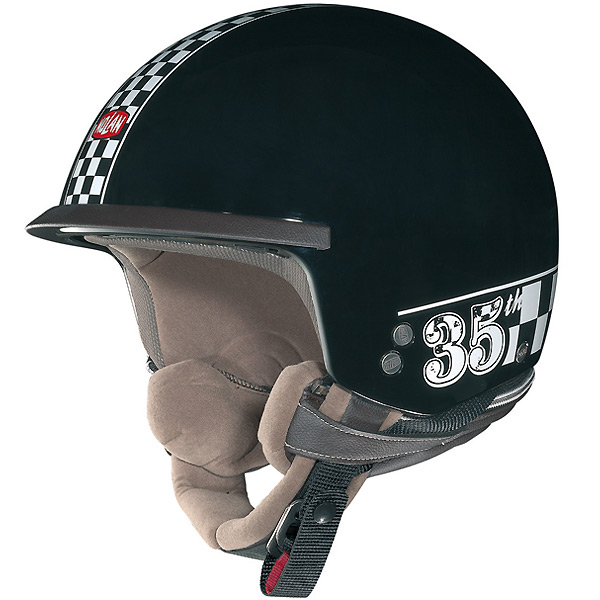 Motorcycle Helmet Nolan N20 Peak 35th Anniversary Metal Black 21
